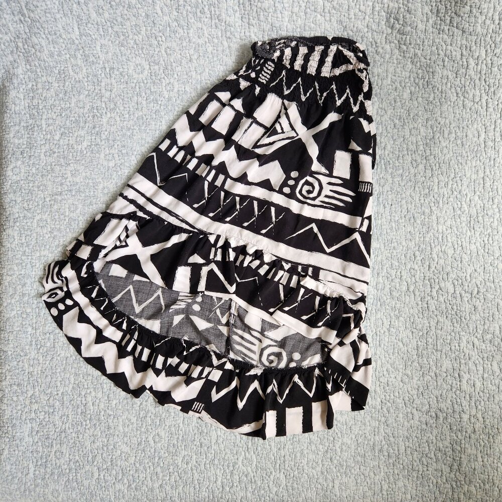 Seneca Rising by PacSun Boho Tribal  Hi Lo Skirt/Dress, Size Small